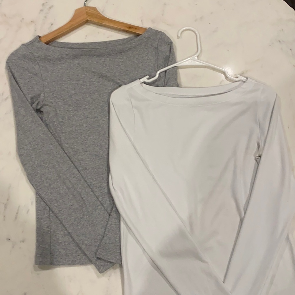 Gap boatneck longsleeve set of 2